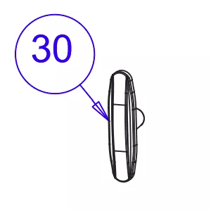 Poignée - INVICTA Réf.F612638U-A