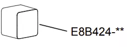 Poign�e chrom�e inverseur - Jacob Delafon R�f. E8B424-CP