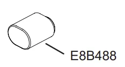 Poign�e chrom�e inverseur - Jacob Delafon R�f. E8B488-CP