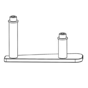 Poign�e de porte droite - STOVAX R�f. MEC11529