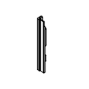 Poign�e de porte Noir mat - STOVAX R�f. HUM35.26A