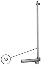 Poign�e de porte s�rie 7600 apr�s 2017 - MORSO R�f. 71761100