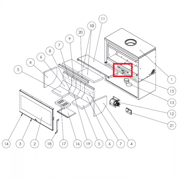Poign�e de tirage - LACUNZA r�f. 5040000914