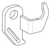 Poign�e porte - MCZ (Cadel-FreePoint-Red) R�f.41411616560