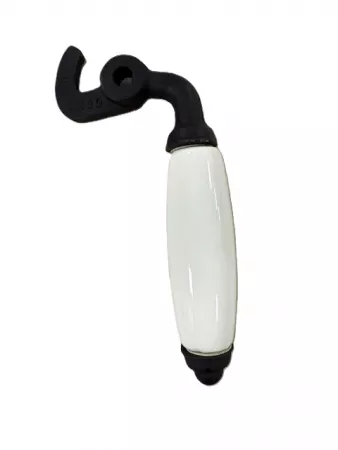 POIGNEE PORTE 3199 CERAMIQUE BLANCHE - GODIN Réf. 128393199203 (SUIVI)