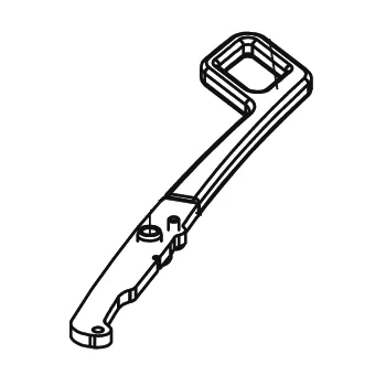 Poign&eacute;e porte compl&egrave;te SL-1000 - Heta Scan-Line r&eacute;f.6000-015064