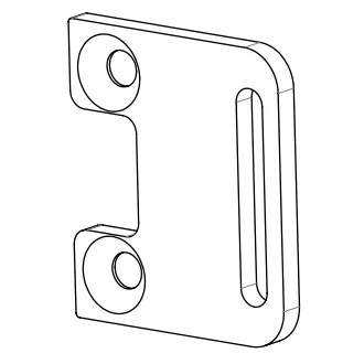 Poign&eacute;e porte ext&eacute;rieur - MCZ (Cadel-FreePoint-Red) R&eacute;f.41411744460