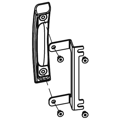 Poign�e porte Moderna - Heta Scan-Line r�f.6000-027676
