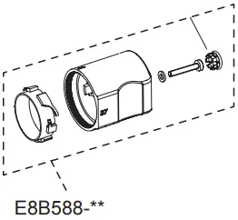 Poign&eacute;e temp&eacute;rature Singulier th - Jacob Delafon R&eacute;f. E8B588-CP