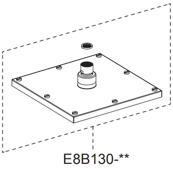 Pomme de t&ecirc;te - Jacob Delafon R&eacute;f. E8B130-CP