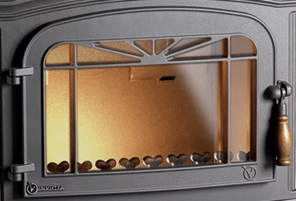 Porte avant compl�te (non assembl�e) pour po�le Invicta Bradford
