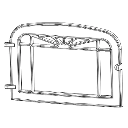 Porte Bradford �maill� rouge - INVICTA R�f. F610539RF