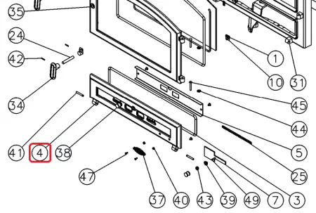 PORTE CENDRIER 3101 PEINT NOIR - GODIN R&eacute;f.12801310153