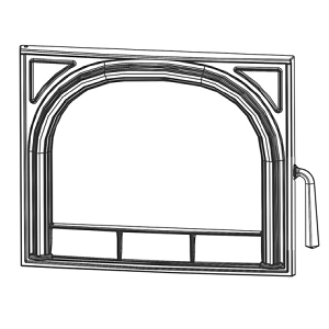 Porte compl�te - STOVAX R�f. GZ18256