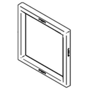 Porte compl�te - STOVAX R�f. MEC10625