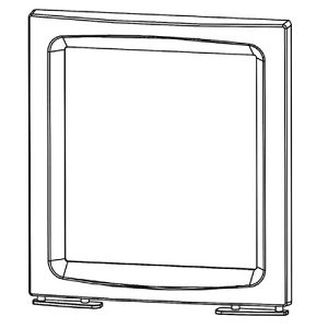 Porte compl�te - STOVAX R�f. MEC10818
