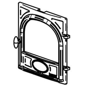 Porte compl�te - STOVAX R�f. MEC11733