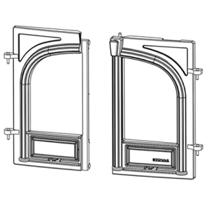 Porte compl�te - STOVAX R�f. MEC11875