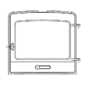 Porte compl�te - STOVAX R�f. MEC11884