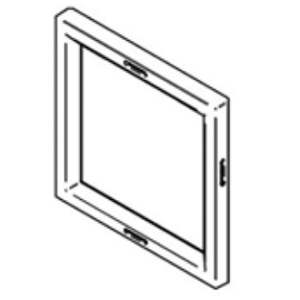 Porte compl�te - STOVAX R�f. MEC8615