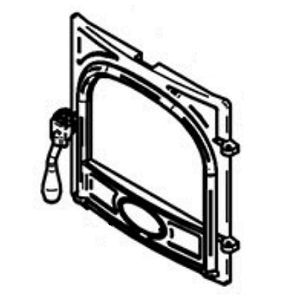 Porte compl�te - STOVAX R�f. MEC9176