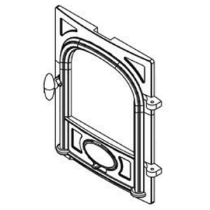 Porte compl�te - STOVAX R�f. S3.5