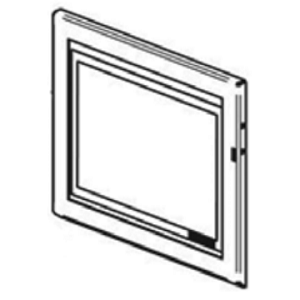 Porte compl�te Noir - STOVAX R�f. RVACMEC9320B
