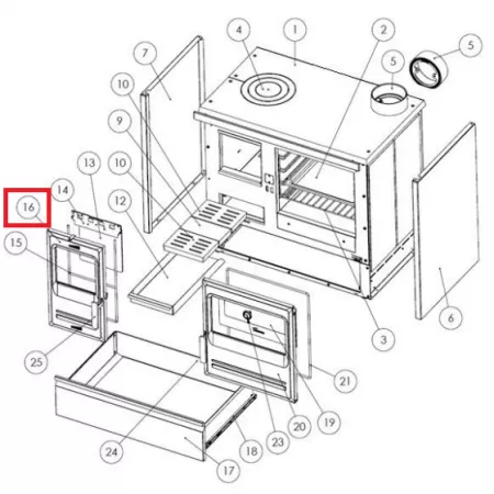 Porte en fonte - LACUNZA r&eacute;f. 501390000007