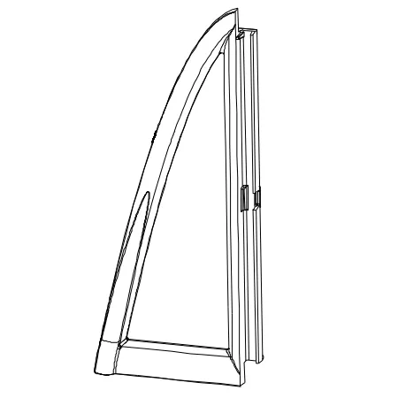 Porte gauche Tipi - INVICTA Réf. F610387U