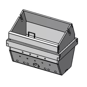 Pot de combustion complet en acier inox AISI 310 L - MCZ (Cadel-FreePoint-Red) R&eacute;f.41401068740