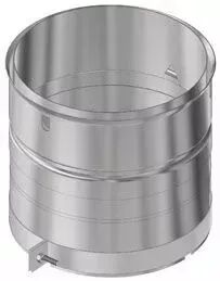 Raccord départ foyer Inox 304 Stovax Ø128mm vers tubage Ø150mm - DIXNEUF Réf. 017.RF