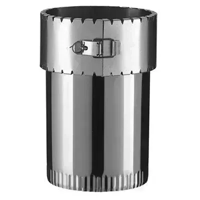 Raccord flexible 80mm vers tuyau �maill� 80mm - Poujoulat r�f. 45080566