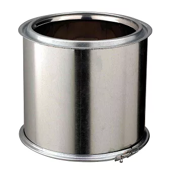 Rallonge de conduit isol� �150 25cm - Poujoulat r�f. 32150003