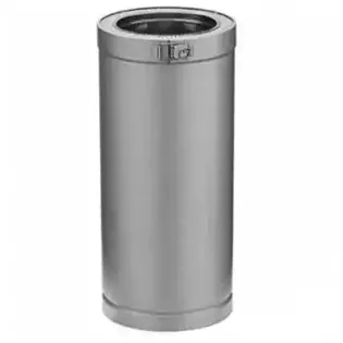 Rallonge de conduit isol� Therminox int�rieur �80mm en longueur 45cm - Poujoulat r�f. 23080004