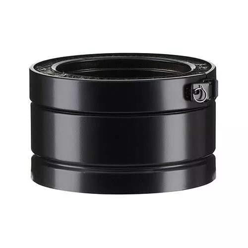 Rallonge noire de conduit isol� Therminox int�rieur �150mm en longueur 10cm - Poujoulat r�f. 23150002-9019