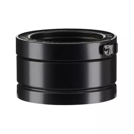 Rallonge noire de conduit isol&eacute; Therminox int&eacute;rieur &Oslash;150mm en longueur 10cm - Poujoulat r&eacute;f. 23150002-9019