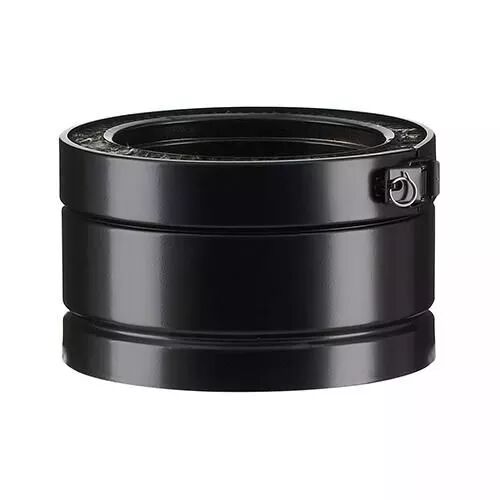 Rallonge noire de conduit isol� Therminox int�rieur �150mm en longueur 10cm - Poujoulat r�f. 23150002-9019