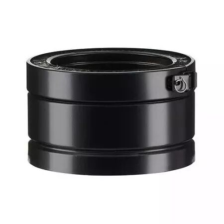 Rallonge noire de conduit isol&eacute; Therminox int&eacute;rieur &Oslash;150mm en longueur 10cm - Poujoulat r&eacute;f. 23150002-9019