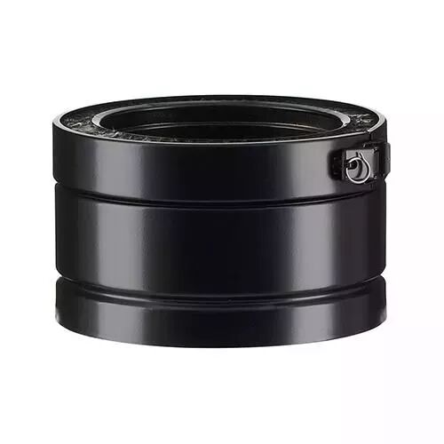 Rallonge noire de conduit isol� Therminox int�rieur �150mm en longueur 10cm - Poujoulat r�f. 23150002-9019