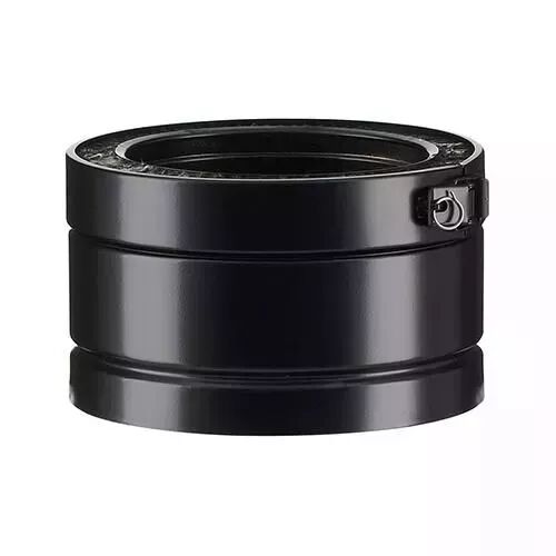 Rallonge noire de conduit isol� Therminox int�rieur �150mm en longueur 10cm - Poujoulat r�f. 23150002-9019