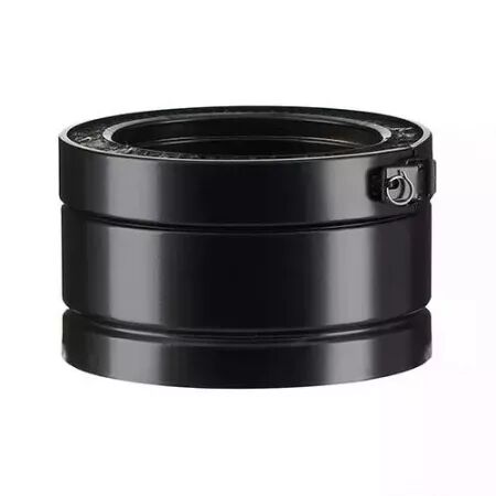 Rallonge noire de conduit isol&eacute; Therminox int&eacute;rieur &Oslash;150mm en longueur 10cm - Poujoulat r&eacute;f. 23150002-9019