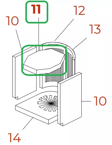 R�fractaire sup�rieure - PALAZETTI R�f. 895308054