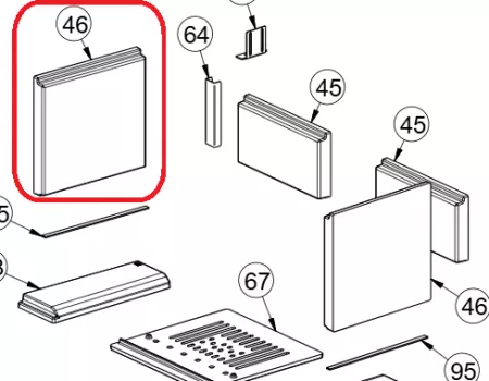 REFRAT.NORDIKER 35X292X301 - LA NORDICA R&eacute;f. 6026013