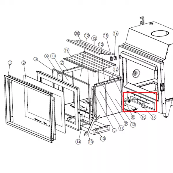 Registre air primaire - LACUNZA r�f. 503150000811