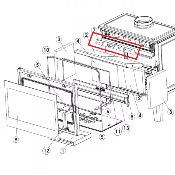 Registre air secondaire - LACUNZA r�f. 5020000922