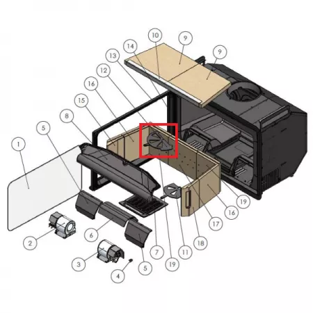 R&eacute;glage air secondaire - LACUNZA r&eacute;f. 504420000012