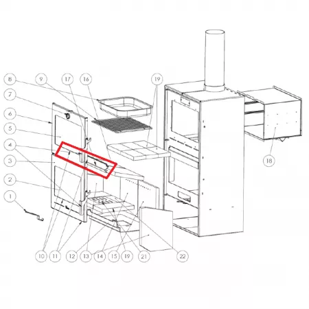Renfort d&eacute;flecteur - LACUNZA r&eacute;f. 502830000006