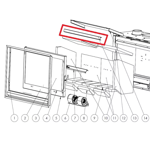Renfort d�flecteur - LACUNZA r�f. 5045400010