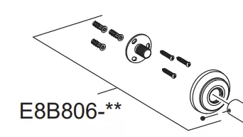 Rosace chrom&eacute;e - Jacob Delafon R&eacute;f. E8B806-CP