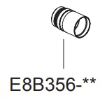 Rotule chrom&eacute;e bec - Jacob Delafon R&eacute;f. E8B356-CP